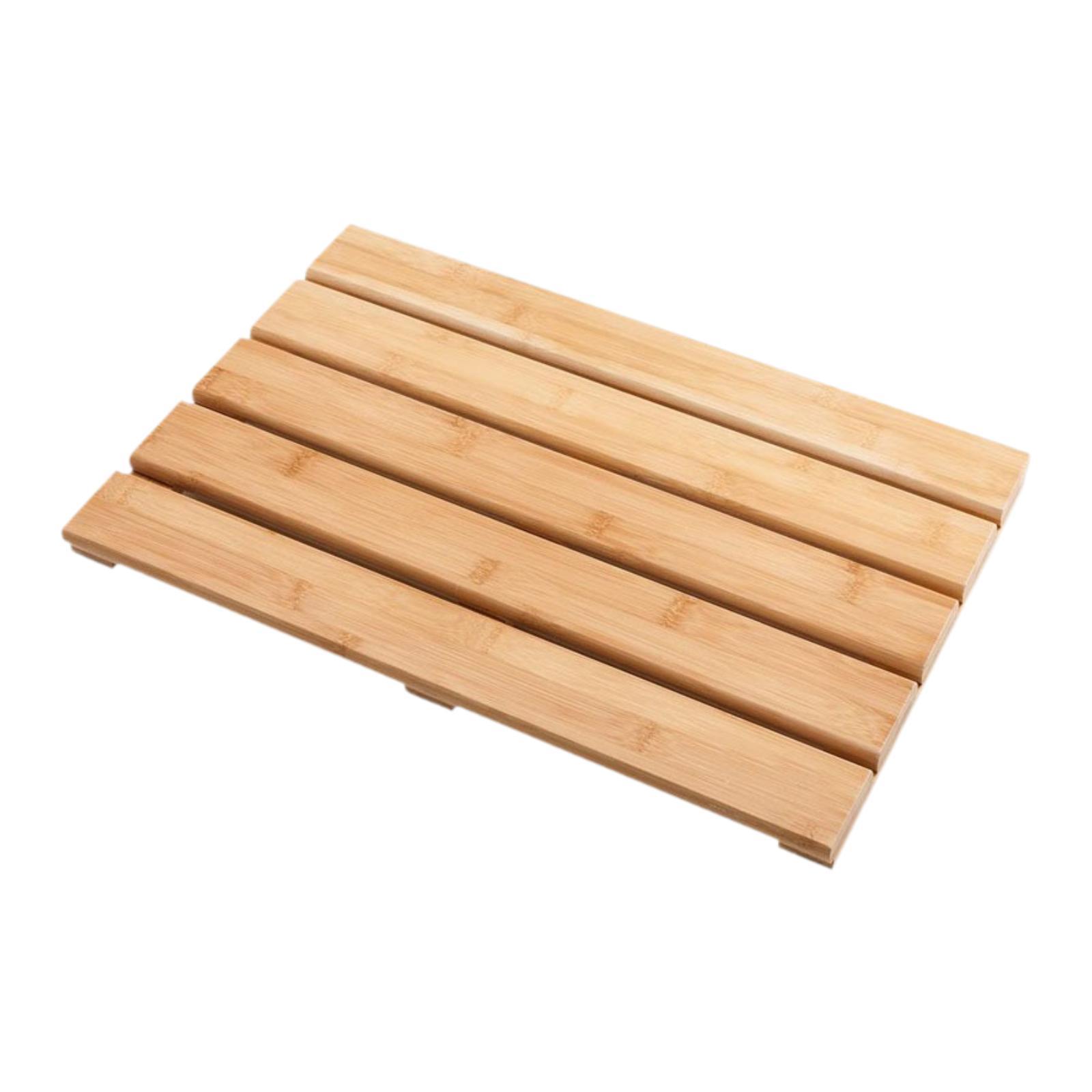 Bamboo Bath Mat - Bamboo Bath Mat Stylish Heavy Duty