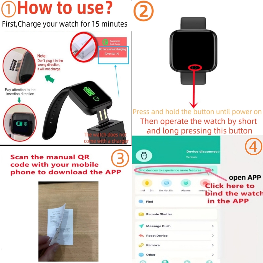Smart Watch For Men Women Spor - đánh giá và giá Health Wellness Bracelet
