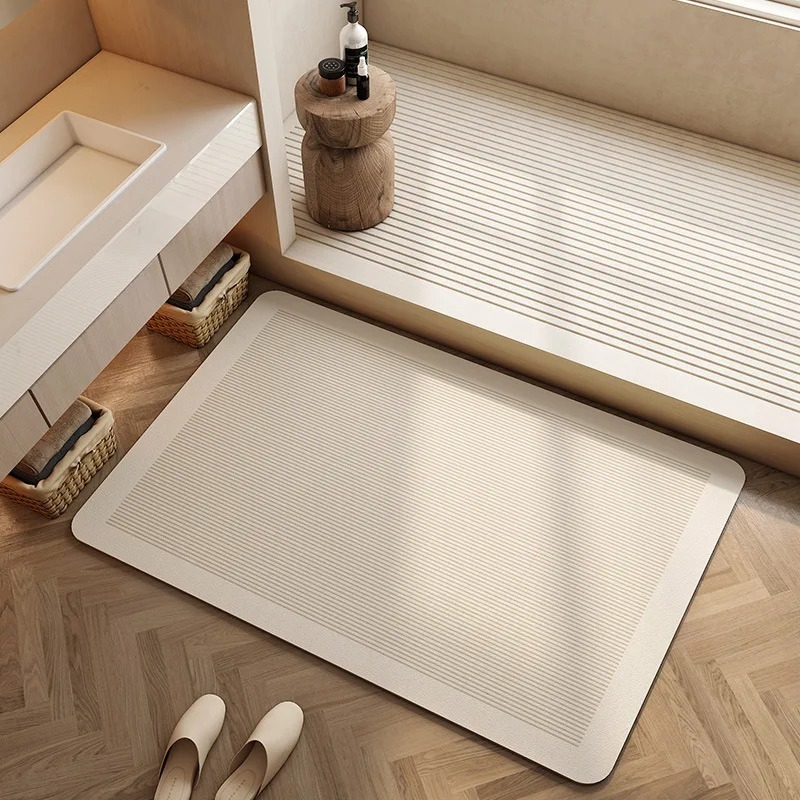 Bathroom Floor Mat Diatomite S - đánh giá và giá Bamboo Bath Mat