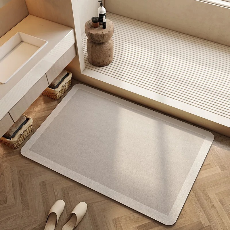 Bathroom Floor Mat Diatomite S - đánh giá và giá Bamboo Bath Mat