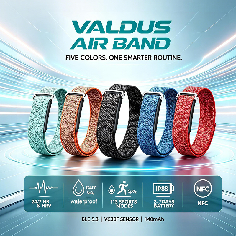 VALDUS Air Band Smart Bracelet - đánh giá và giá Health Wellness Bracelet