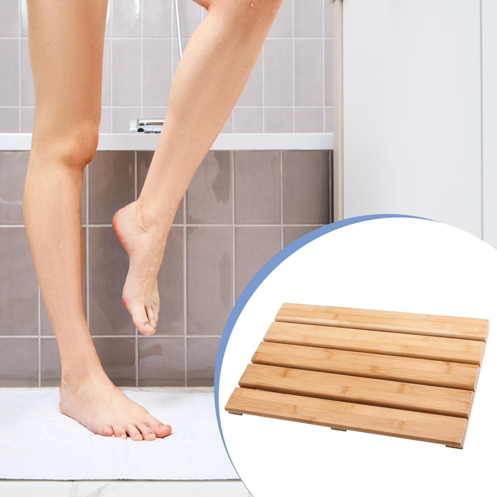 Bamboo Bath Mat Stylish Heavy  - đánh giá và giá Bamboo Bath Mat