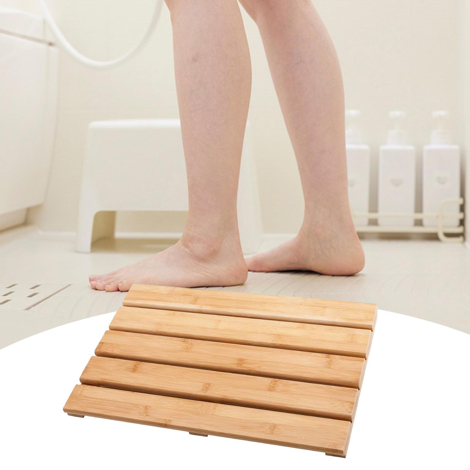 Bamboo Bath Mat Stylish Heavy  - đánh giá và giá Bamboo Bath Mat