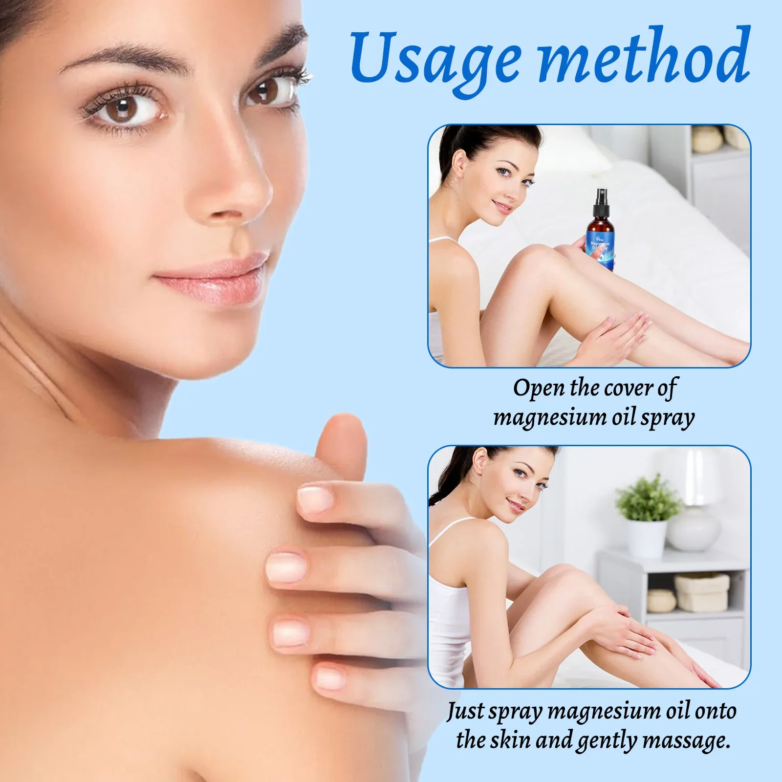 Magnesium Body Oil Spray 60ml  - đánh giá và giá Bath Salts Magnesium