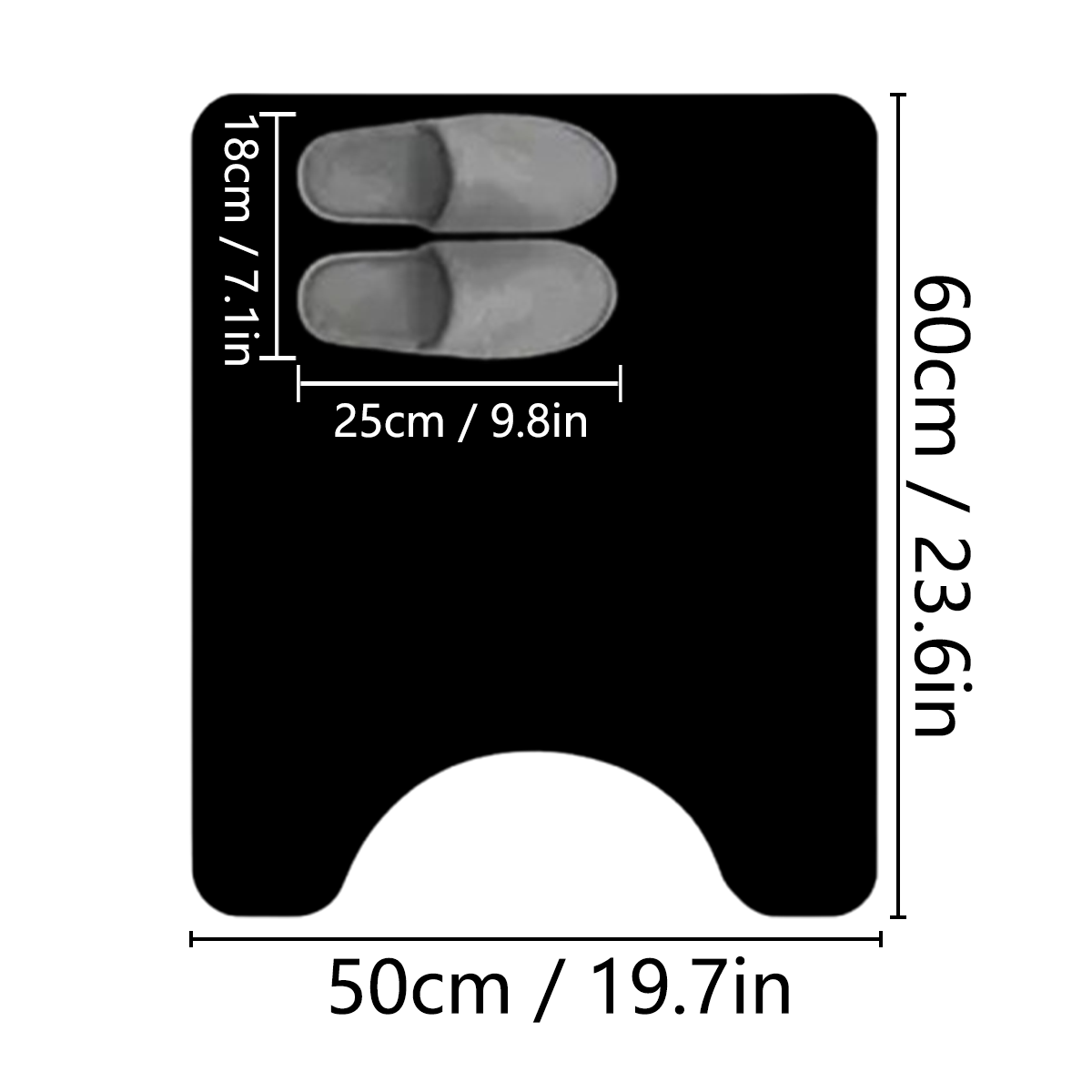 2D flat irregular-shaped toile - đánh giá và giá Bamboo Bath Mat