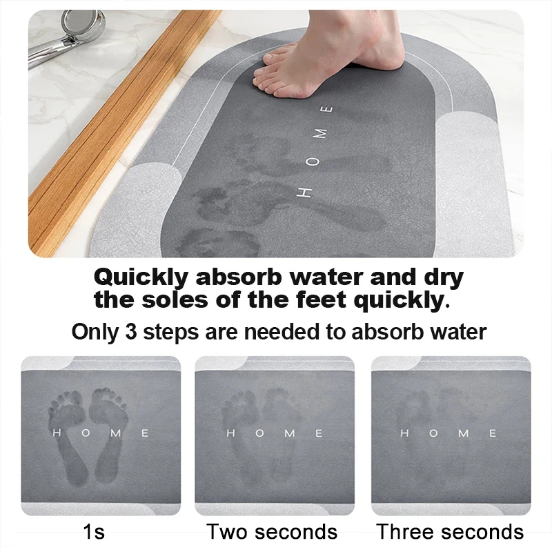 Bath Mat Super Absorbent Non S - đánh giá và giá Bamboo Bath Mat